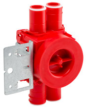 Koblingsboks 71 x 57 mm enkel/dobbelgips 6 stk. 